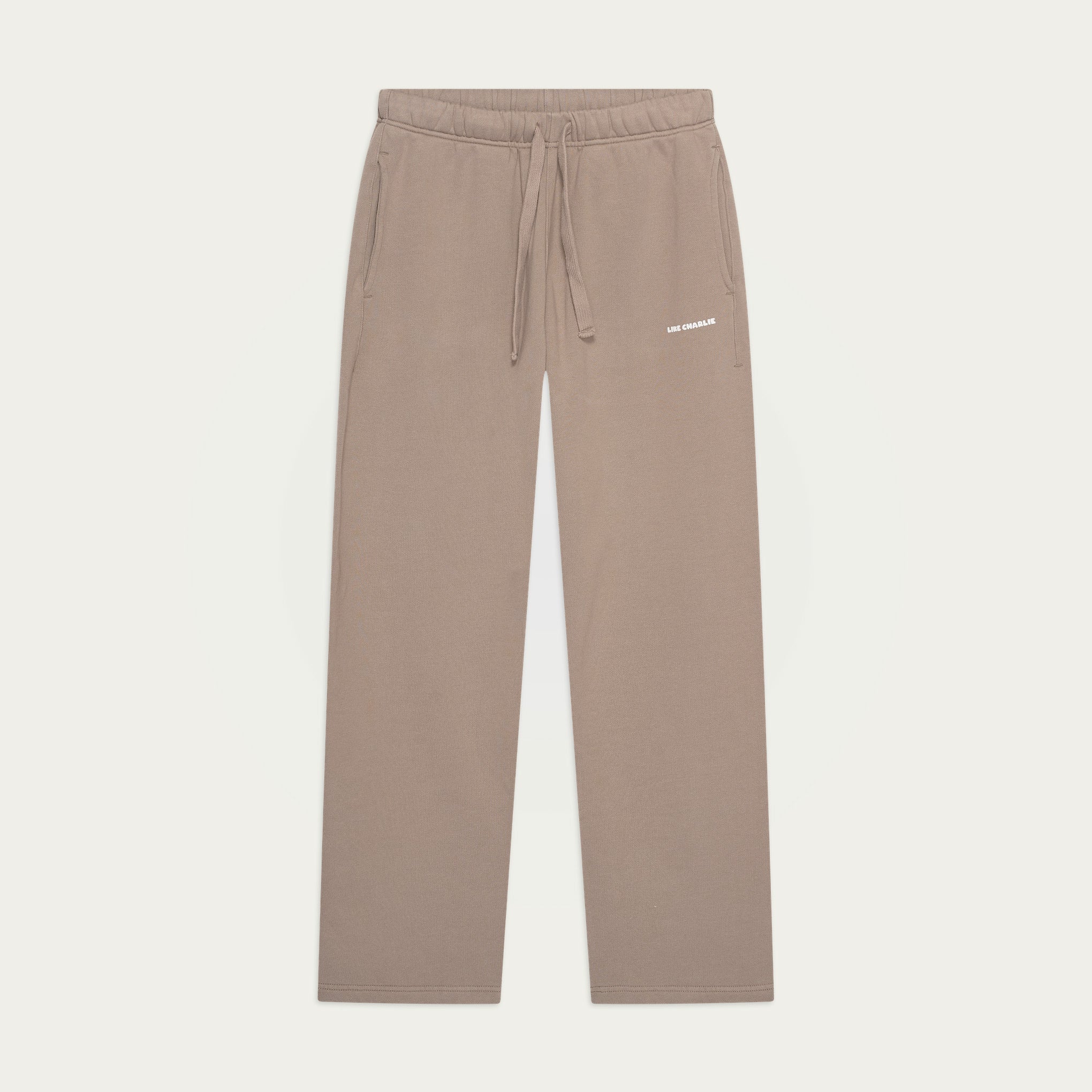 Jungle Brown Sweatpants Straight Leg