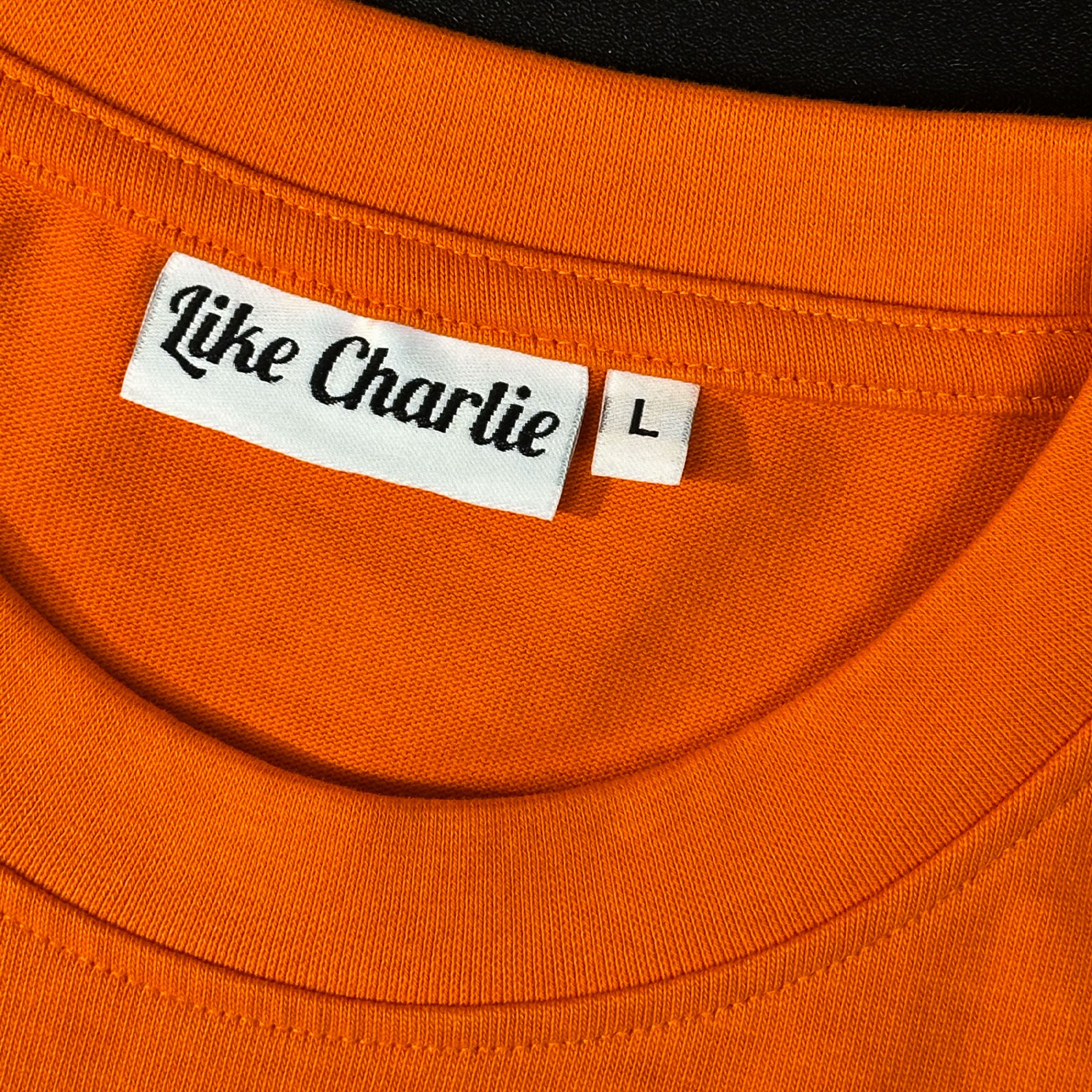 Orange T-shirt (new fabric & fit)