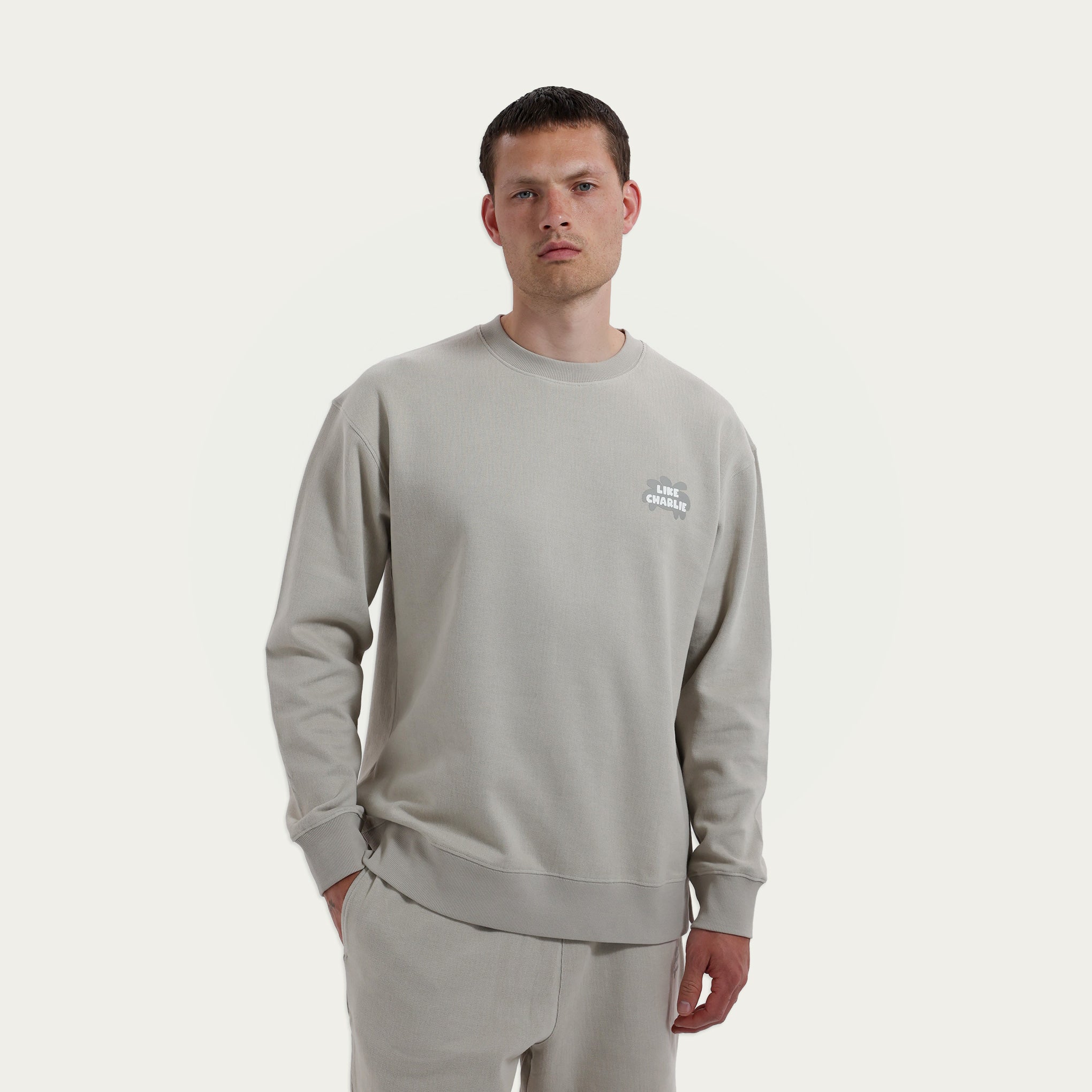 Branded Sweater Khaki