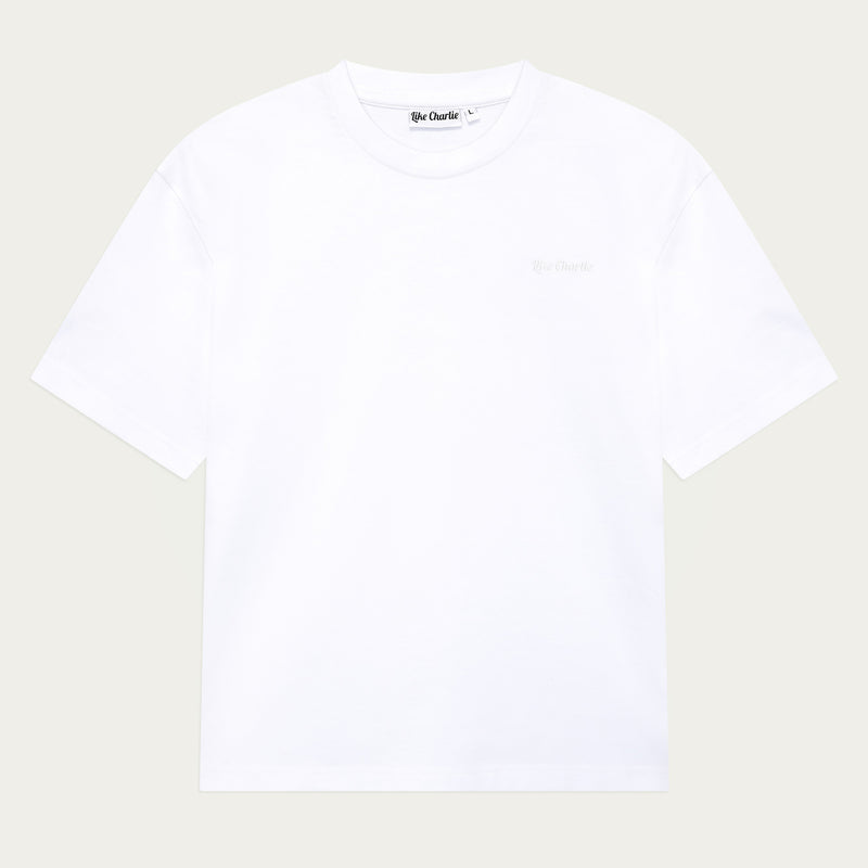 Wit T-shirt (nieuwe stof & fit)