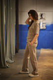 Jungle Brown Sweatpants Straight Leg