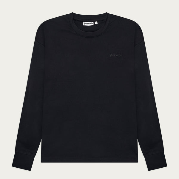 Zwart Long Sleeve (nieuwe stof & fit)