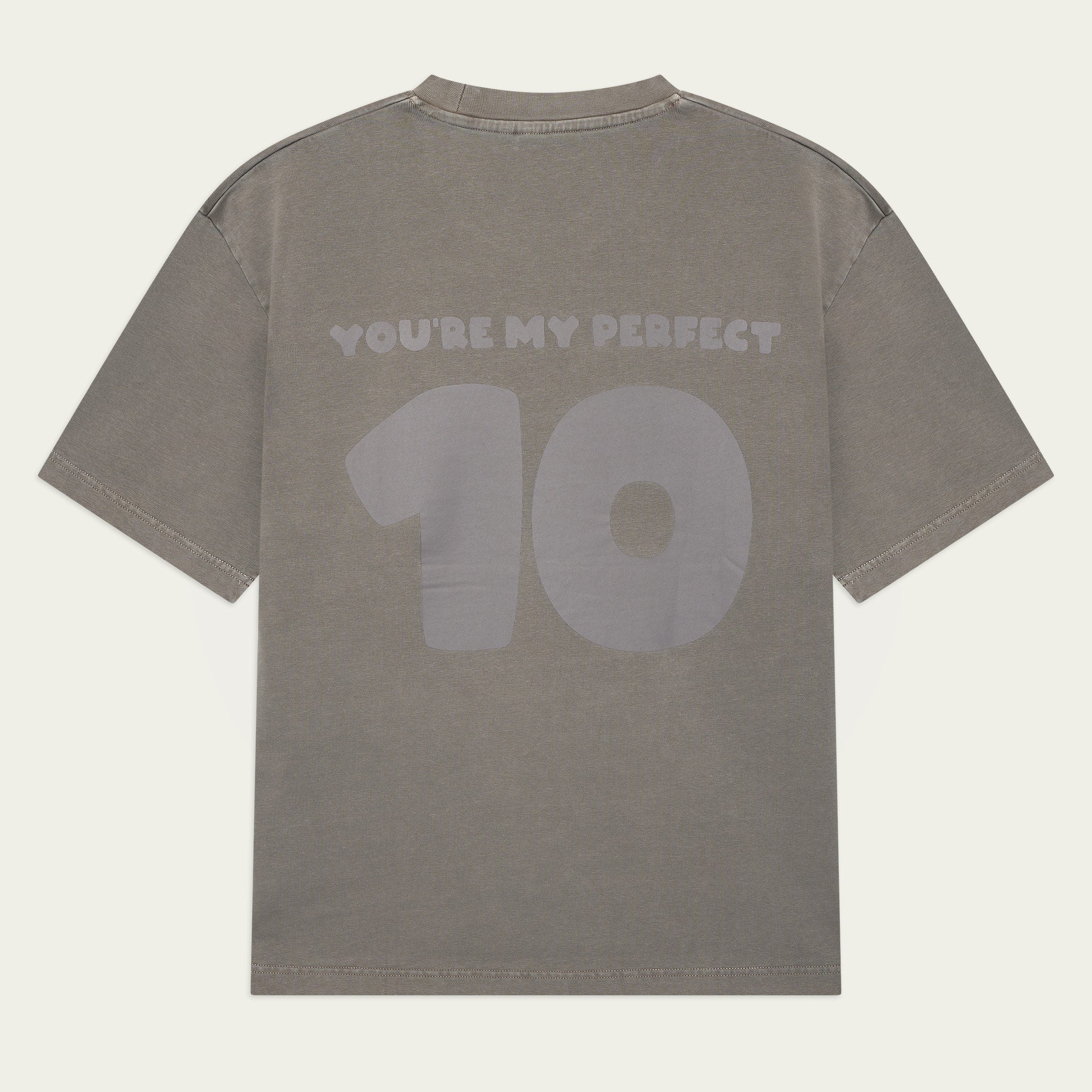 Perfect 10 T-shirt Gray (nieuwe stof & fit)