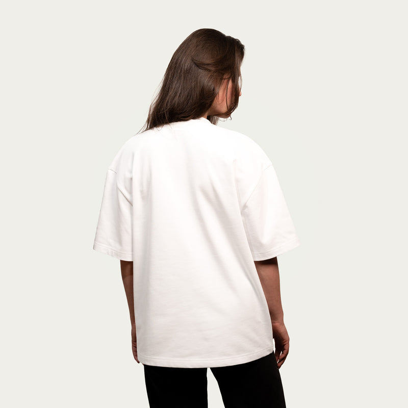 Wit T-shirt (nieuwe stof & fit)